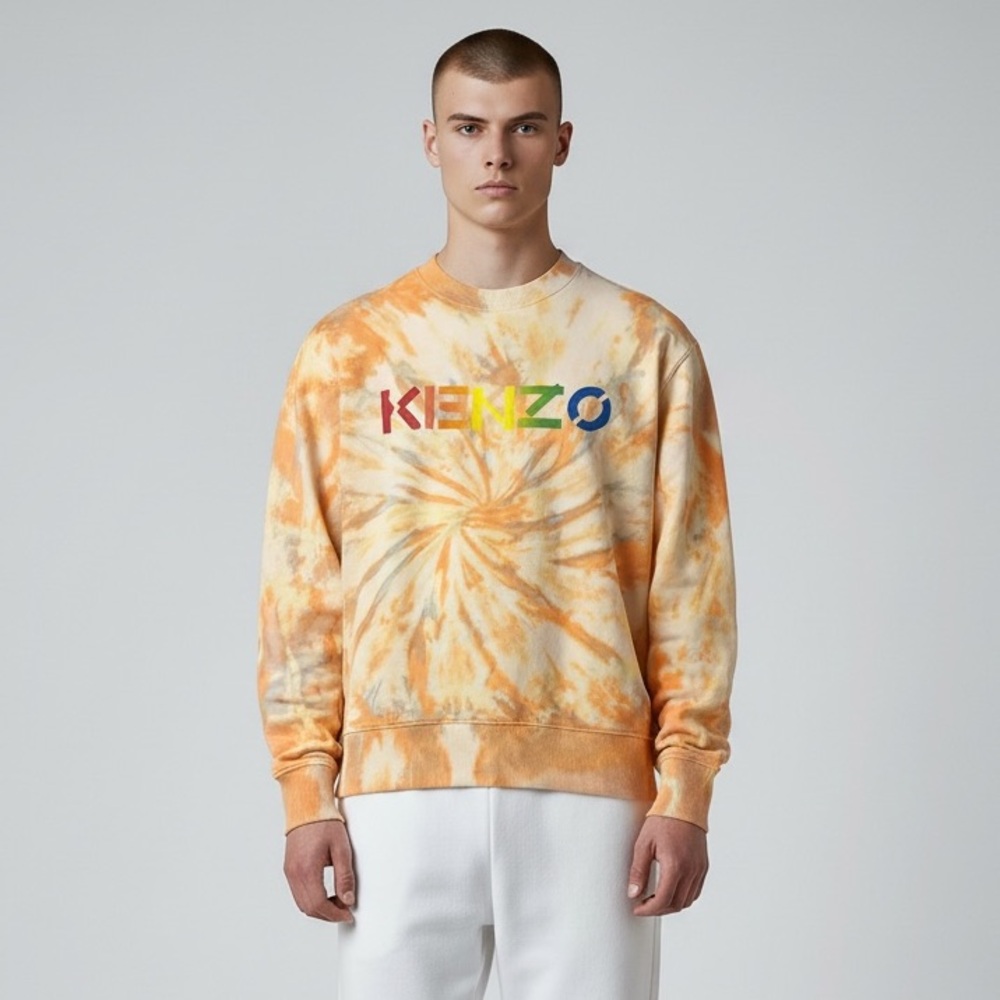 Kenzo Men's Tie-Dye Crewneck Sweater